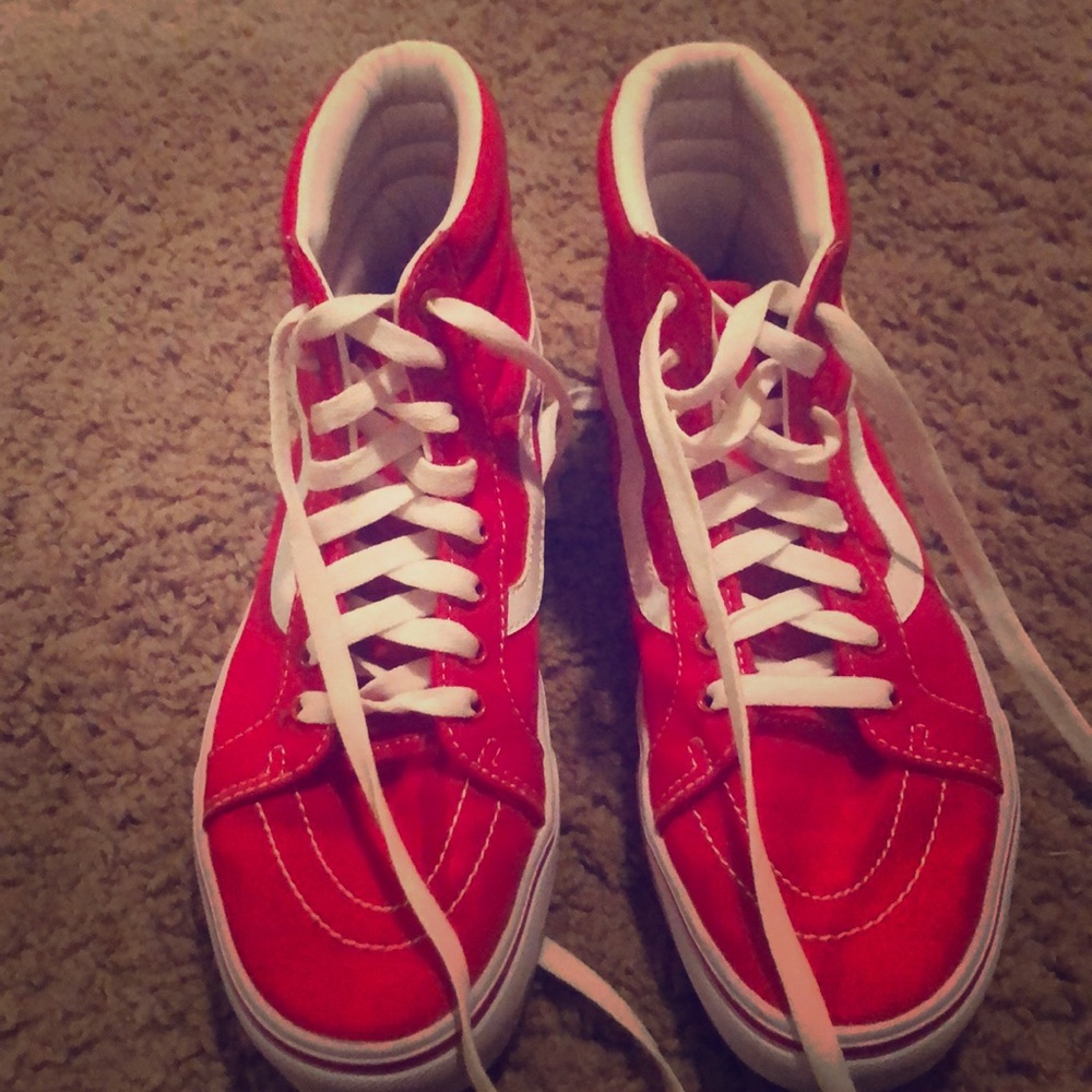 Red/white vans